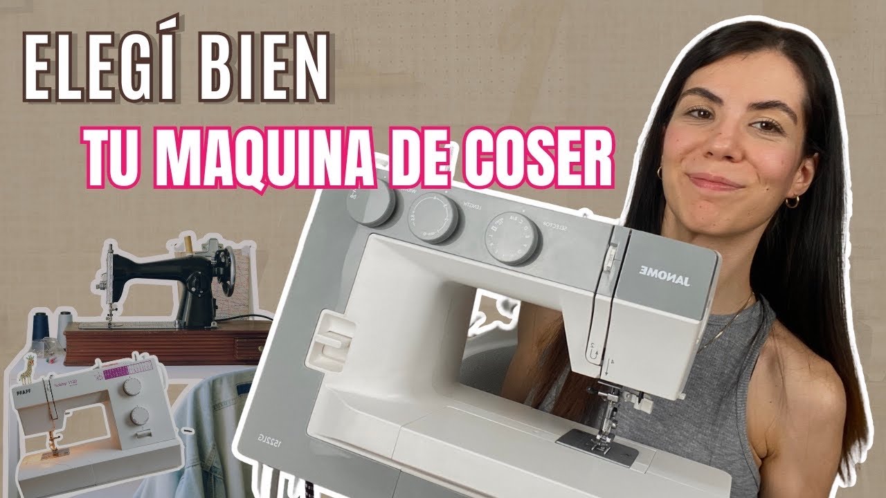 Qué MÁQUINA DE COSER comprar dependiendo del trabajo que hagas. ¿RECTA, OVERLOCK, COLLARETA…?