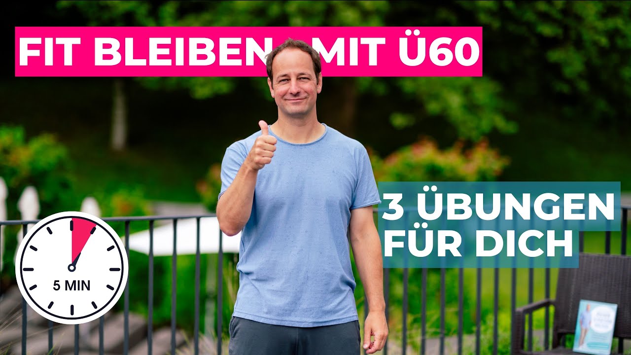Über 60? Mache diese 3 Übungen jeden Tag!