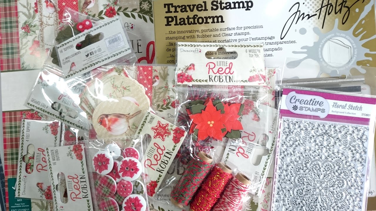 Craft Haul September 2018 - More Christmas!