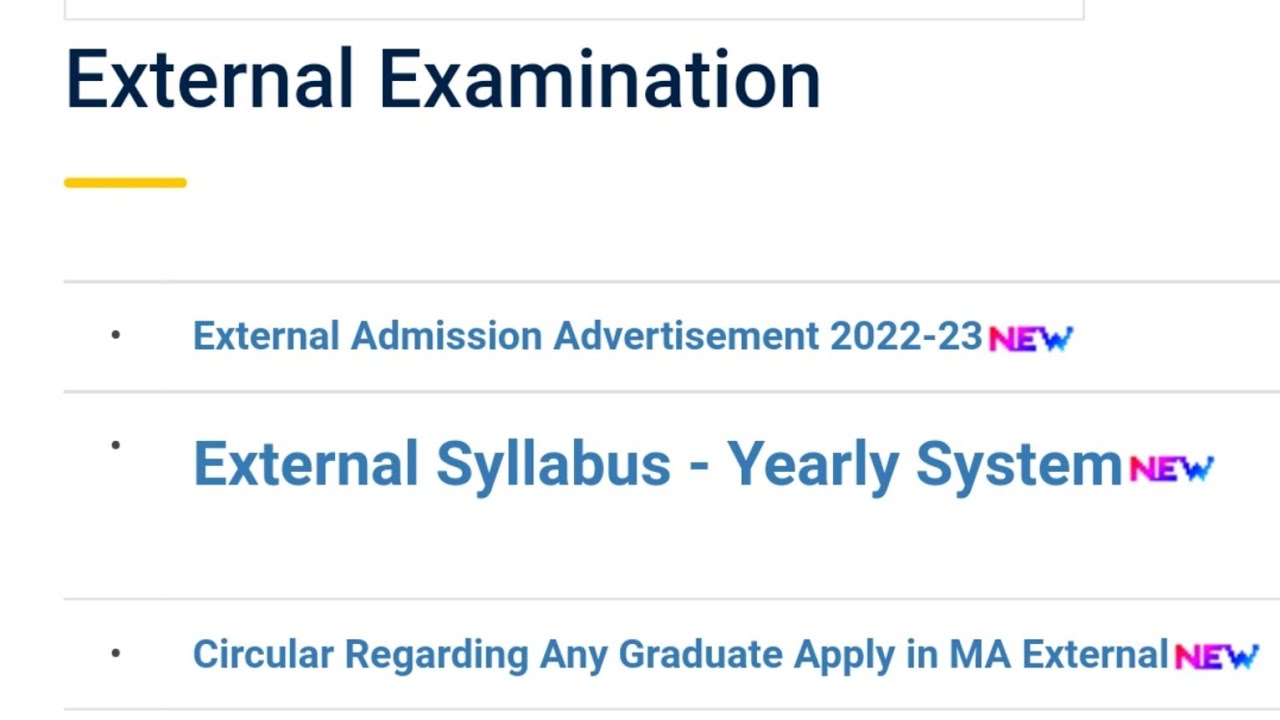 External student download syllabus of VNSGU | 2023 | FY BA | FY B.COM | M.A | M.COM