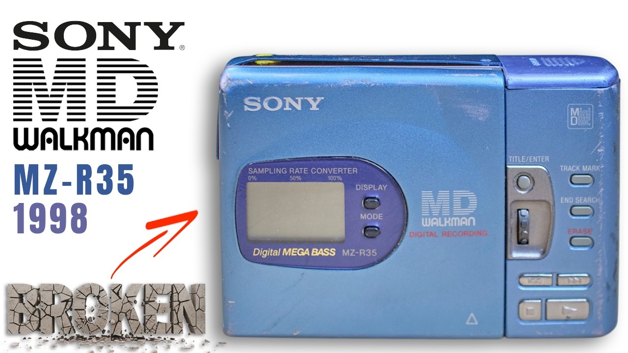 Sony MiniDisc Broken from eBay - Can I Fix it?