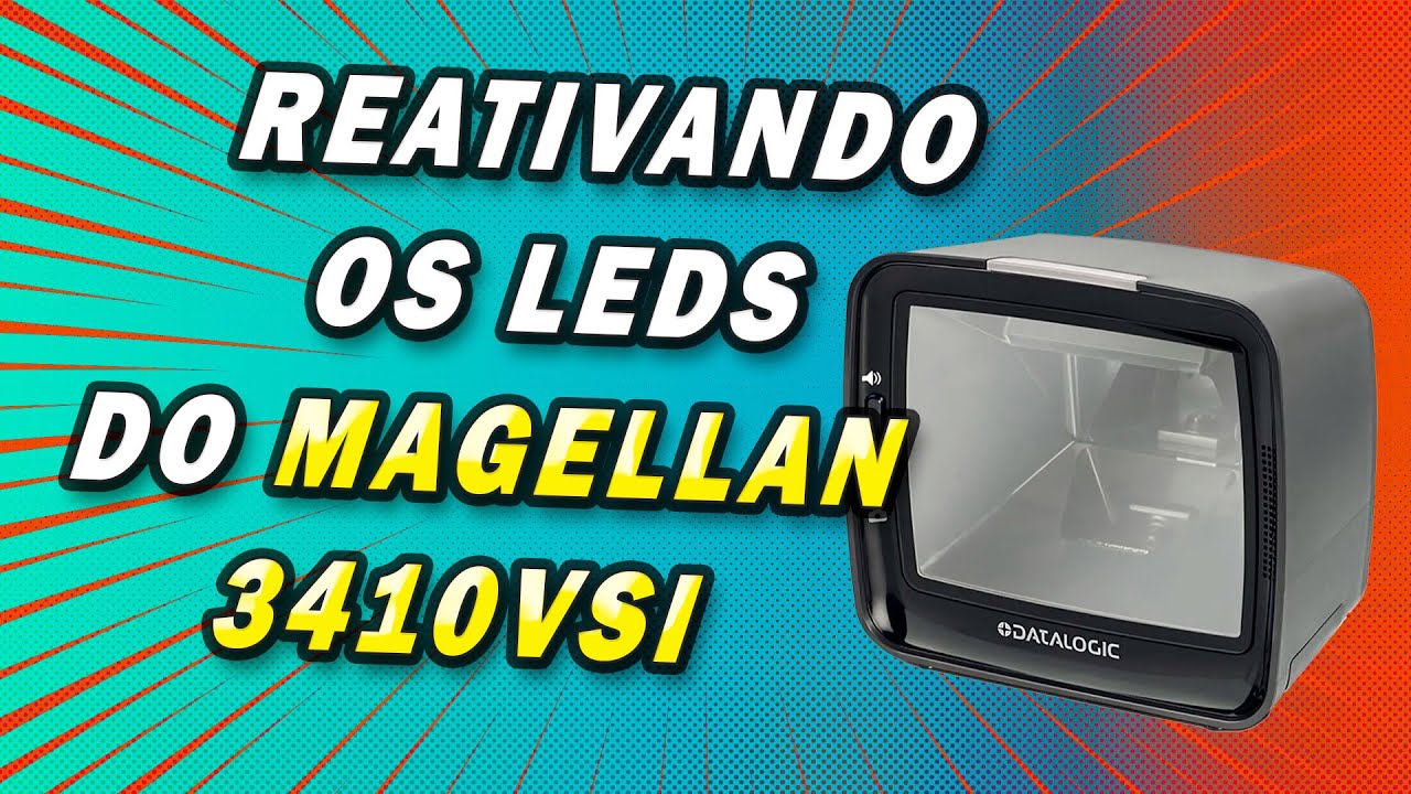 Reativando os Leds do Datalogic Magellan 3410VSi