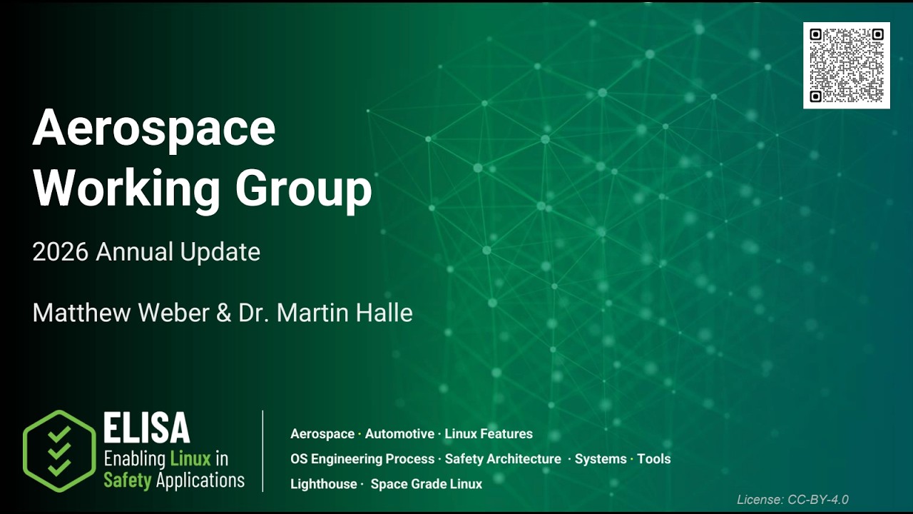 ELISA Aerospace Working Group – ELISA Project - Annual Update (Feb 12, 2026)