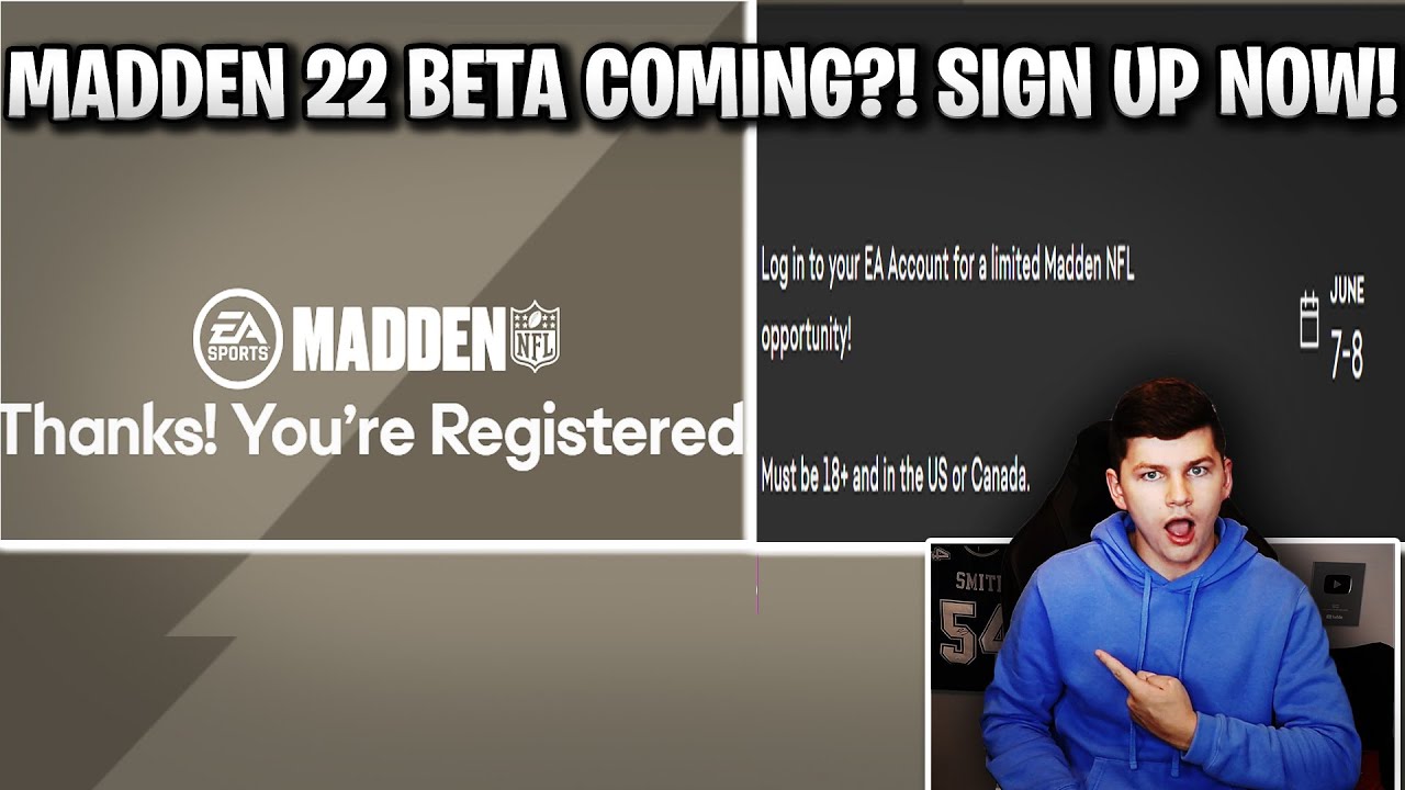 MADDEN 22 BETA COMING?! SIGN UP NOW! | MADDEN 22