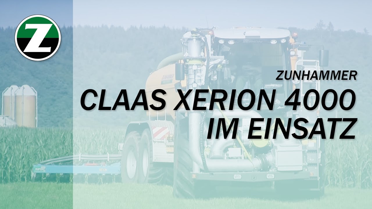 Zunhammer Claas Xerion 4000 im Einsatz