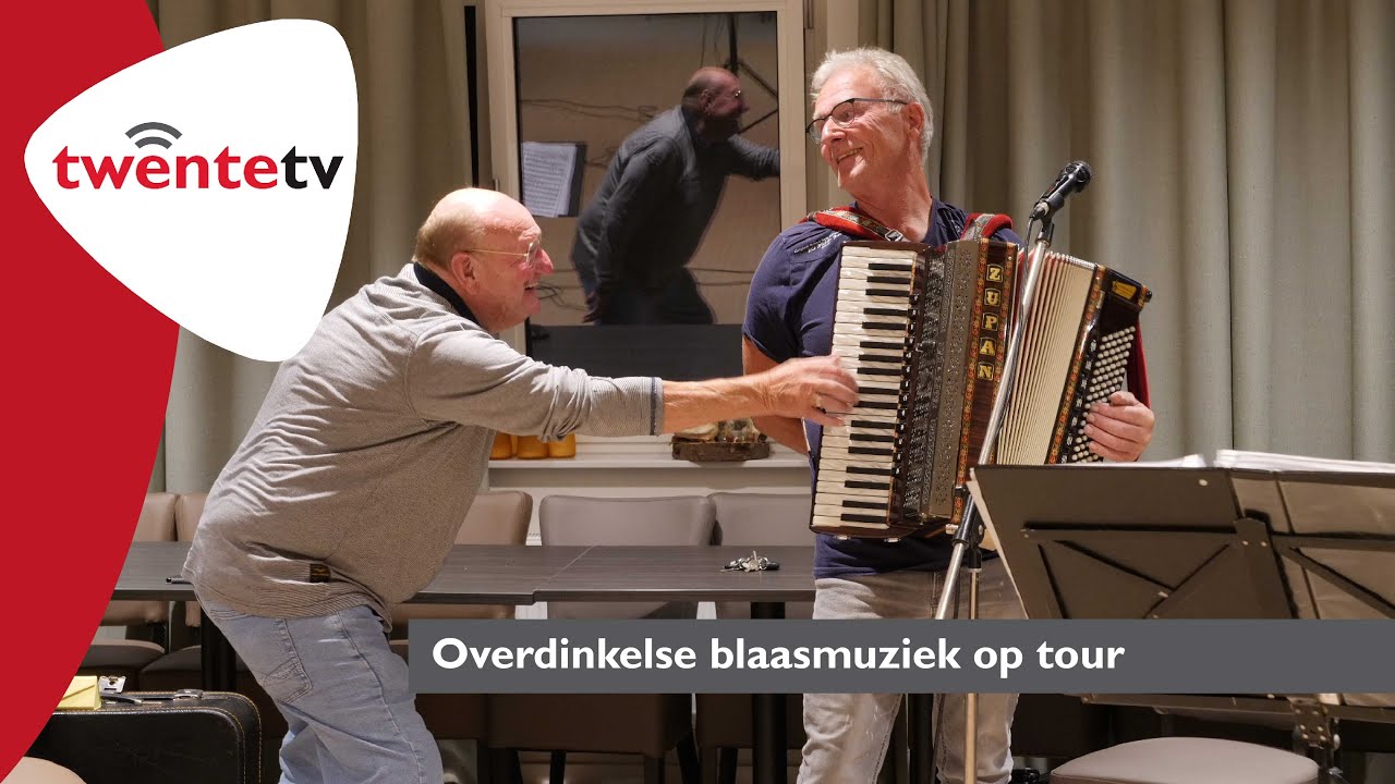 Voorproefje Grensland-voorstelling: Overdinkelse blaasmuziek op tour - Twente TV