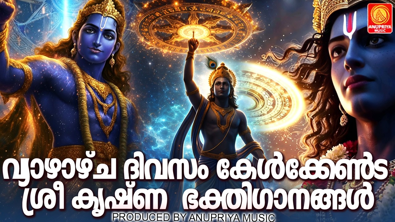 മനഃശാന്തിയേകുന്ന മനോഹരമായ ശ്രീകൃഷ്ണഗാനങ്ങൾ | Sree krishna Songs Malayalam | Devotional Songs