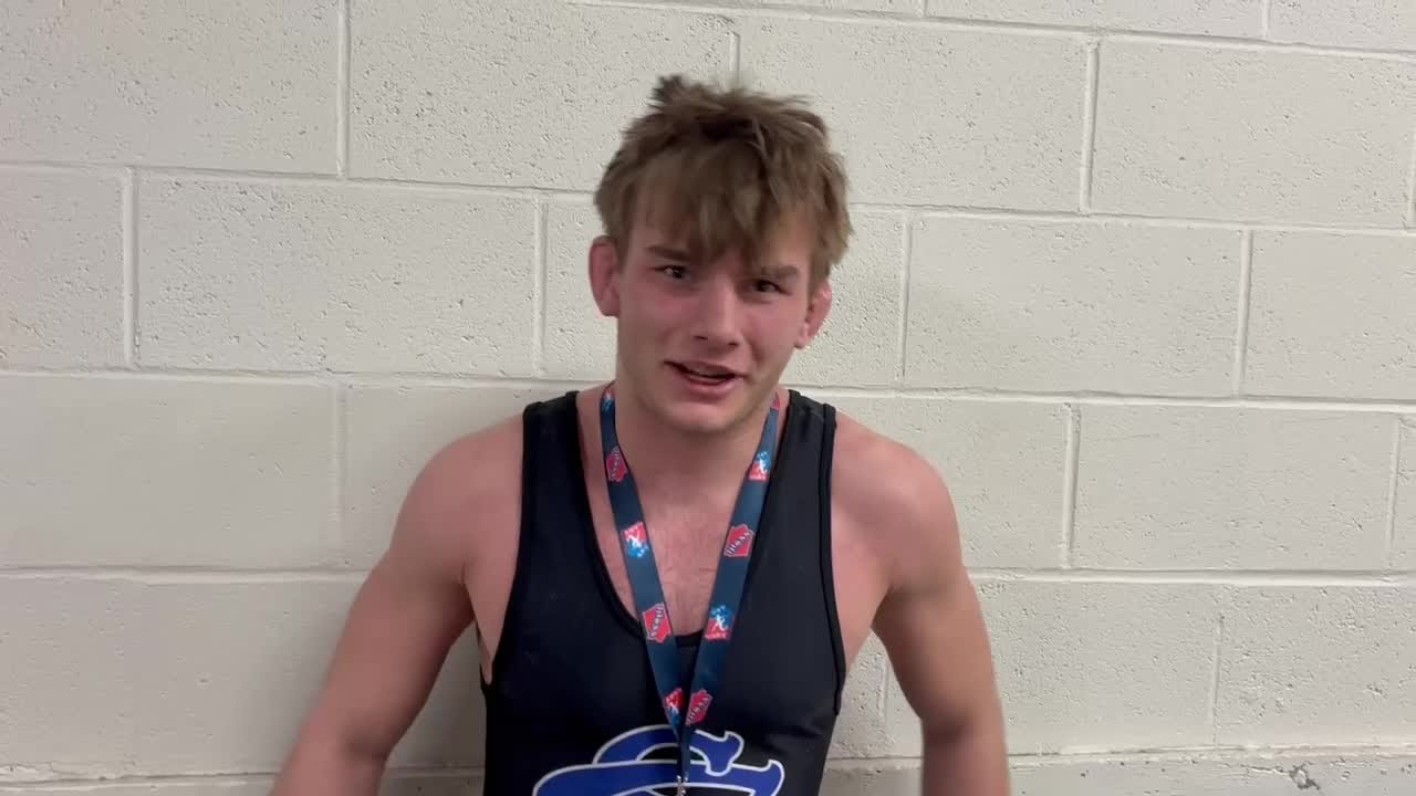 VIDEO: Central Springs's Lincoln Blickenderfer on placing 7th at state