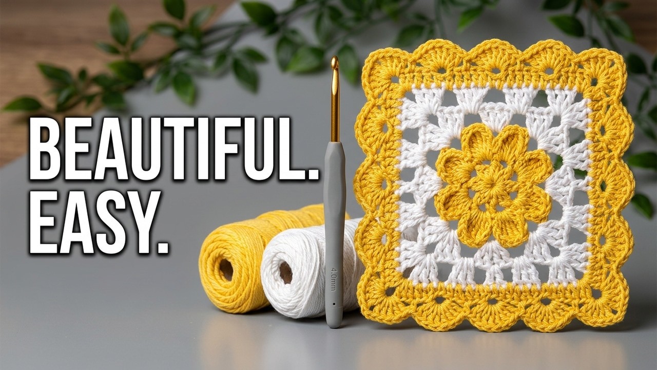 Wonderful Super easy, very useful crochet beautiful motif crochet coaster 🥰 supla bardak altlığı