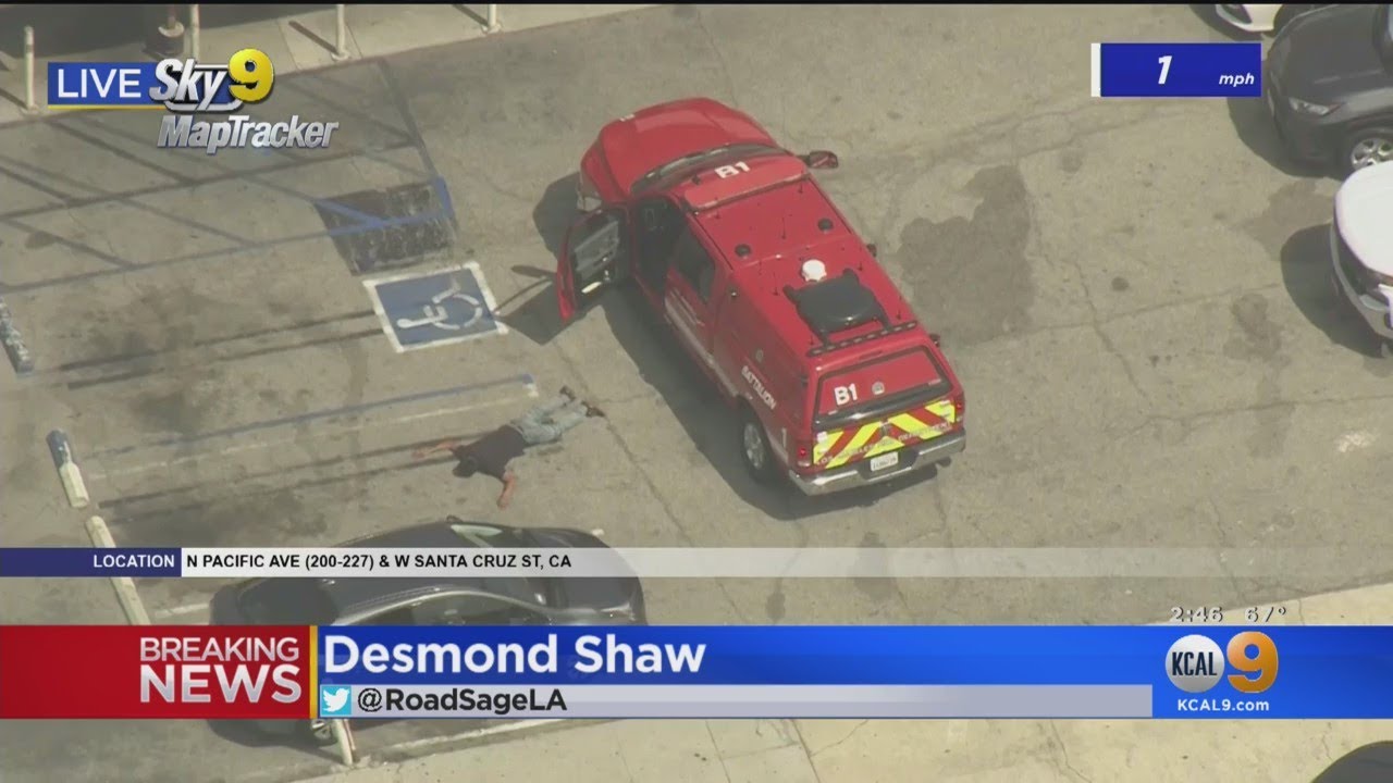 Driver Surrenders After Leading Pursuit In Stolen LAFD Vehicle