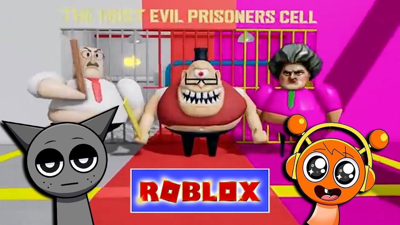 RADDY SPRUNKI vs MR PICKLE vs MR STINKY vs SCARY TEACHER #roblox #robloxobby