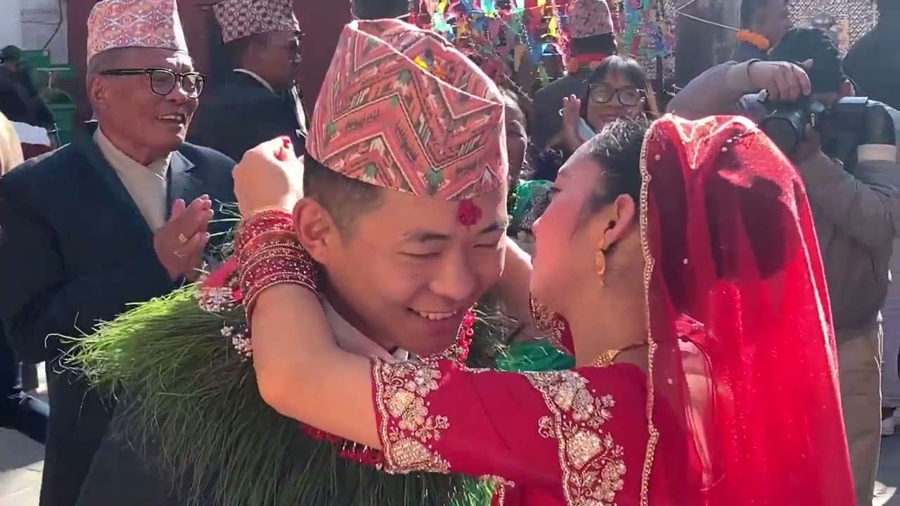 Wedding ceremony at Gujeshwori temple Kathmandu. 2081/0927 Ishwor Sunuwar and Rina Shrestha