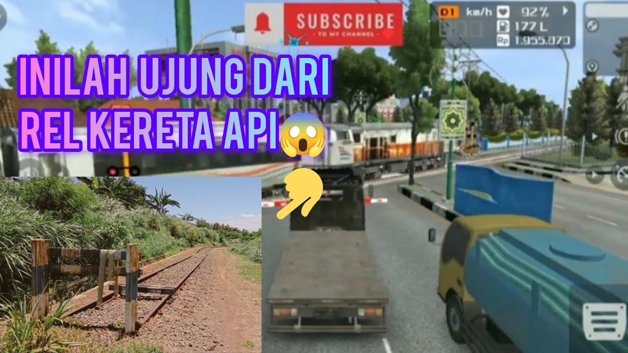 Mencari ujung rel kereta api⁉️