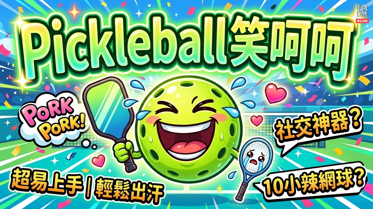 【 #熱話 】EP458｜Pickleball 笑呵呵 ｜直播｜半夜微醺 Drunkirk