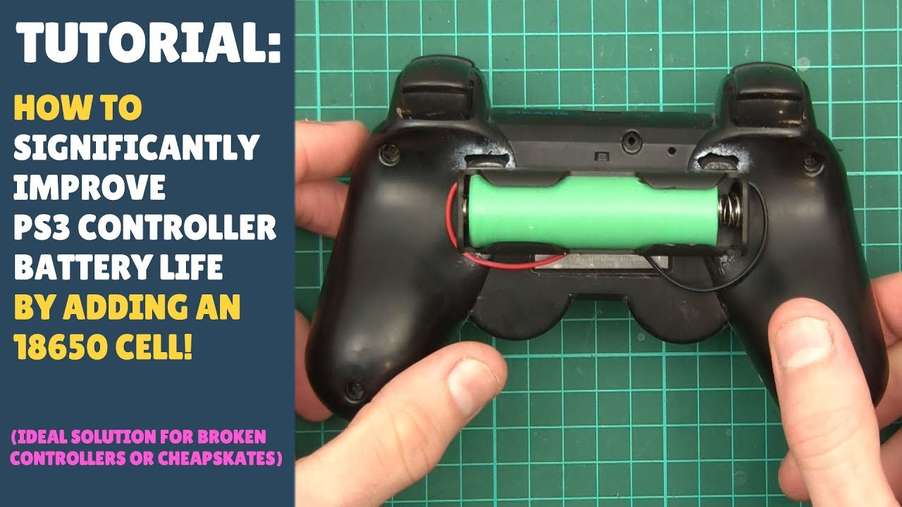TUTORIAL: Modding PS3 Controller - Massively Increasing Battery Capacity!