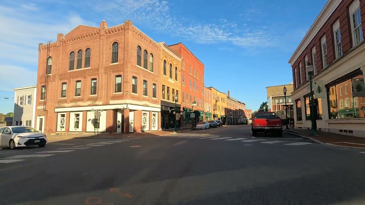 Exploring Gardiner, Maine: A Riverside Gem 4K