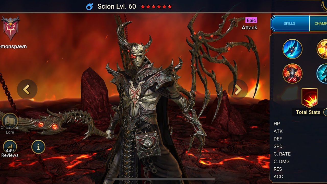 Raid Shadow Legends champion guide Scion a champ you can debuff and bring epic damage