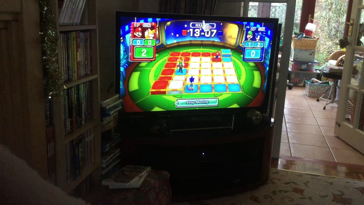 Part 3 of Mario and Sonic at the Olympic Winter Games, gameplay of Panel Flip.