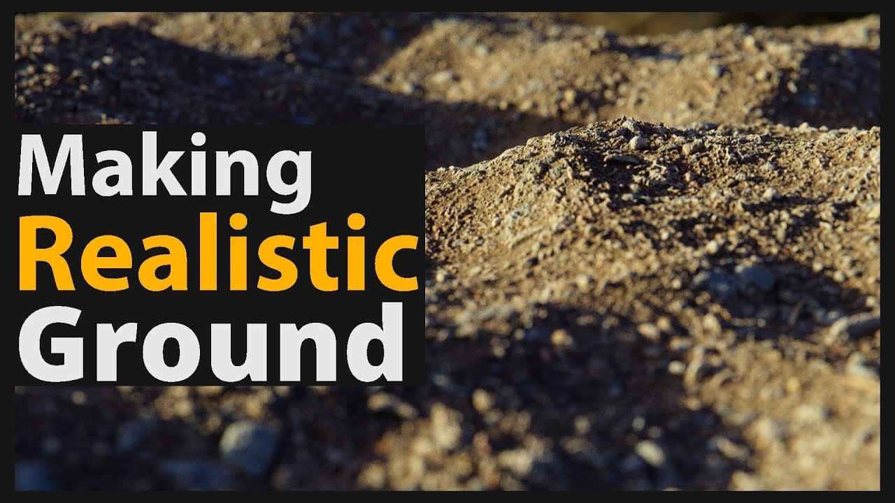 Blender 2.8 Tutorial: How to make Realistic Ground