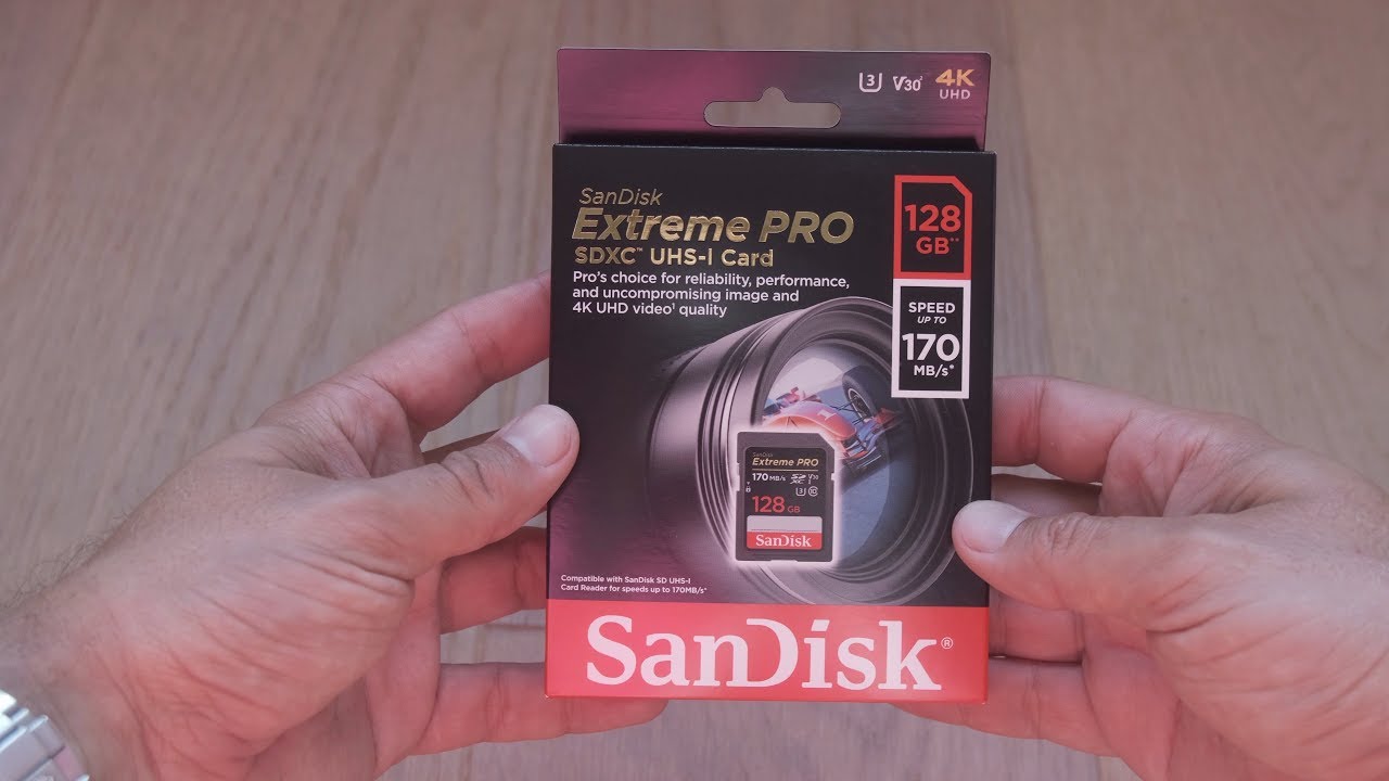 Sandisk Extreme Pro 128gb SDXC UHS-I card