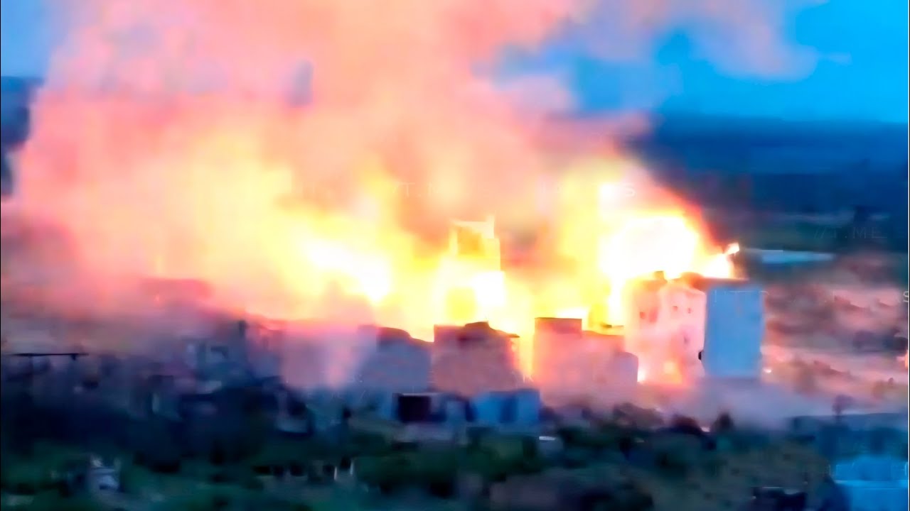 Удары ракет ТОС-2 Тосочка в ПВД Украины в Волчанске