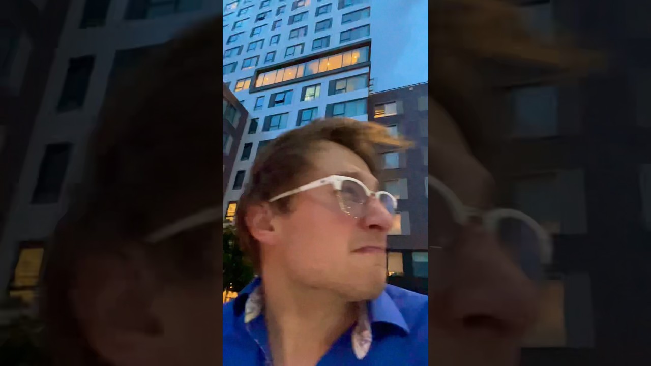 Hurricane winds in Harvard Square 