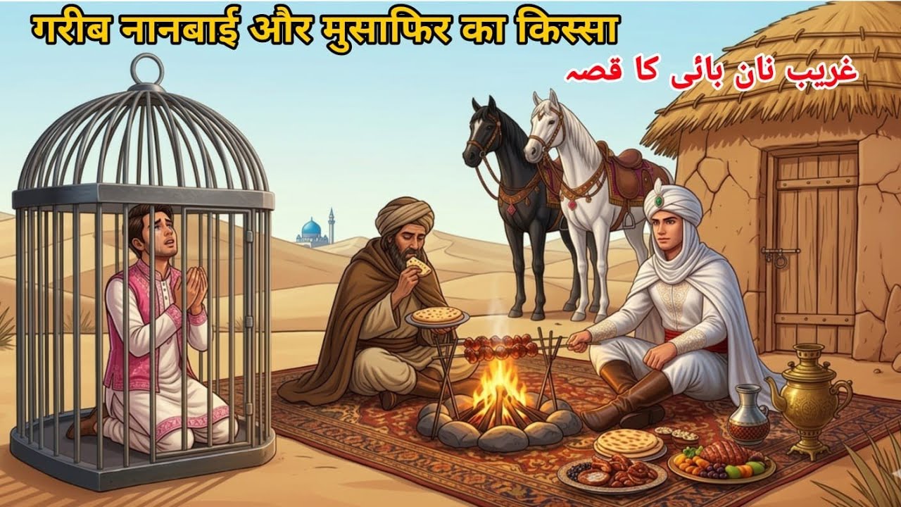Garib naanbai aur musafir ka qissa#moral stories