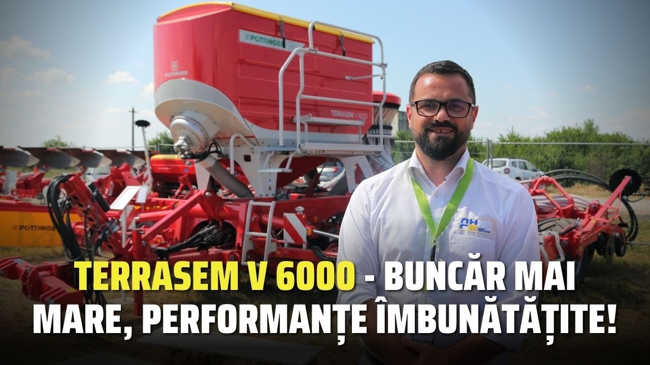 Noua semănătoare TERRASEM V 6000 de la P&ouml;ttinger &ndash; un buncăr mai mare, performanțe &icirc;mbunătățite!