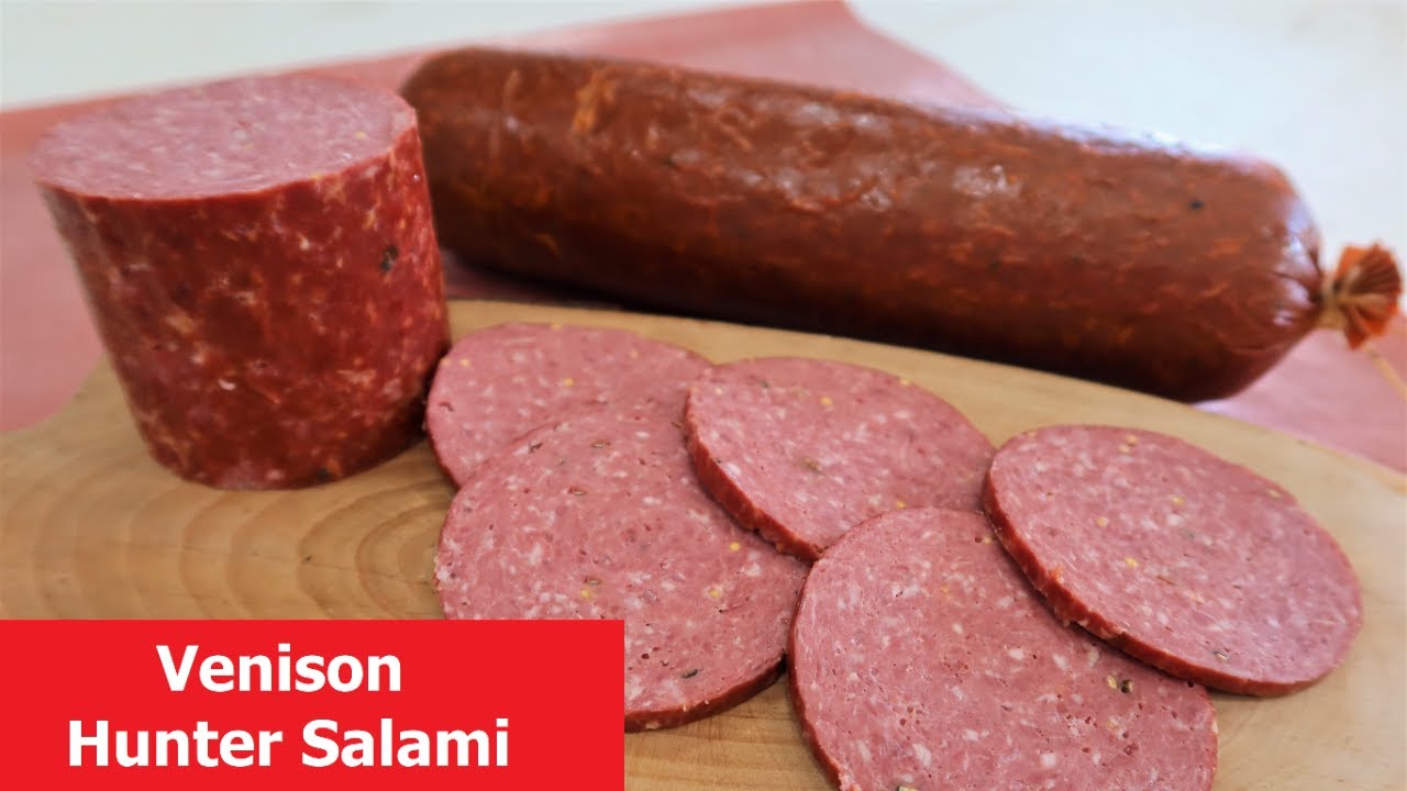 Wild Salami! Hunter Salami From Venison Meat. Recipe Included!