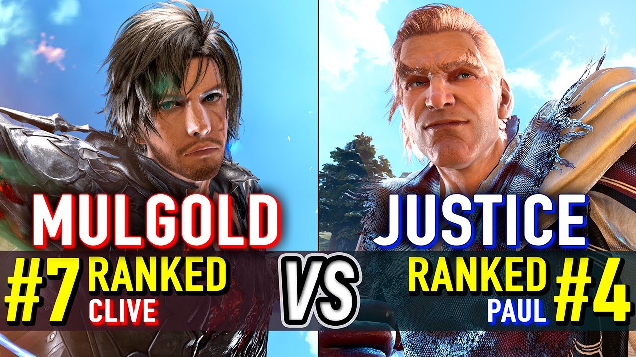 T8 🔥 MULGOLD (#7 Ranked Clive) vs JUSTICE (#4 Ranked Paul) 🔥 Tekken 8 High Level Gameplay
