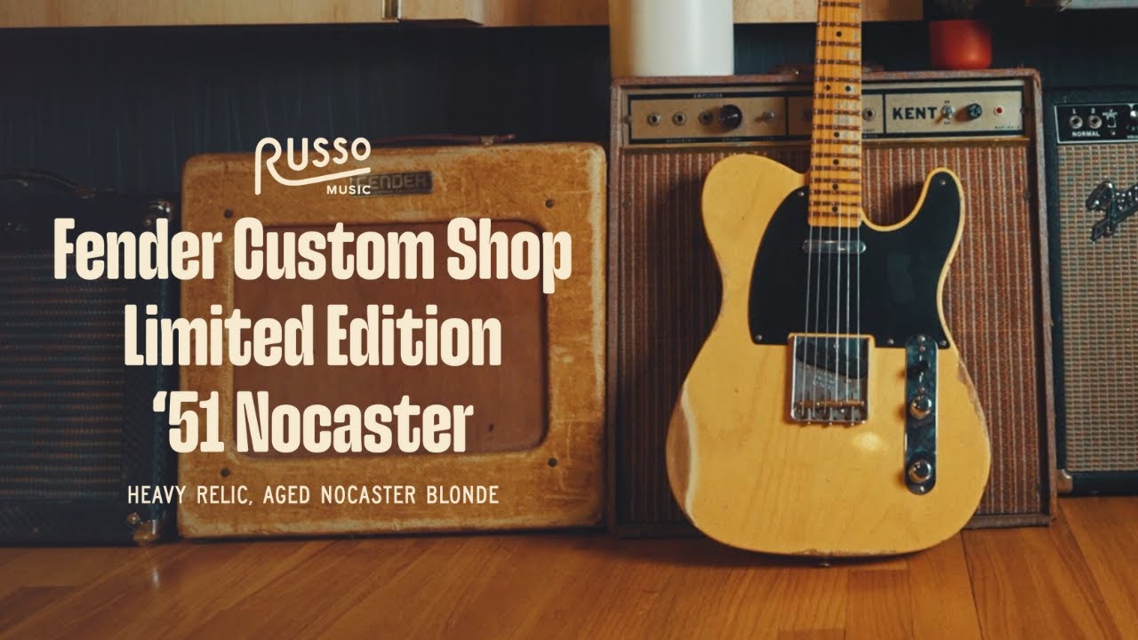 Fender Custom Shop Limited Edition '51 Nocaster Heavy Relic, Aged Nocaster Blonde | Country Slapback