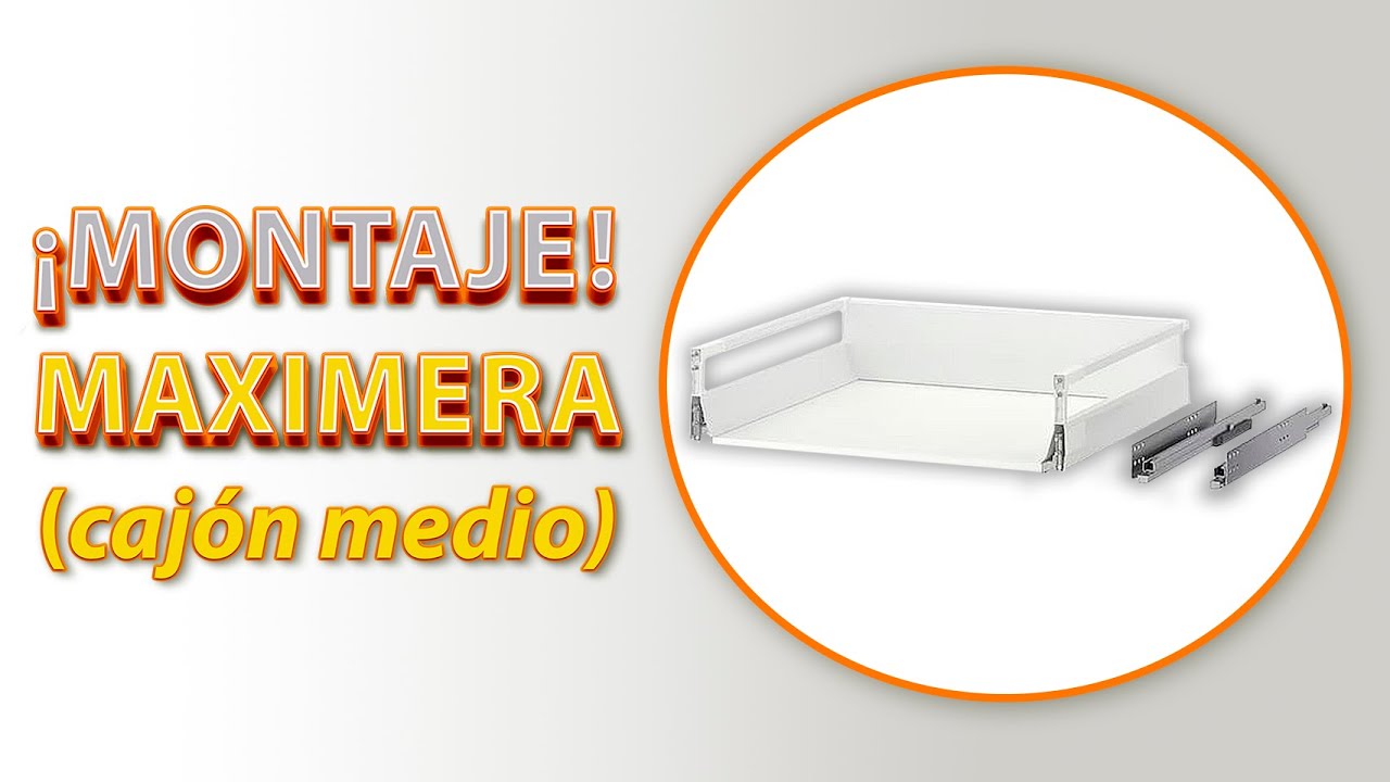 MONTAJE del CAJ&Oacute;N (medio) MAXIMERA de IKEA | Ikea MAXIMERA drawer ASSEMBLY ✅