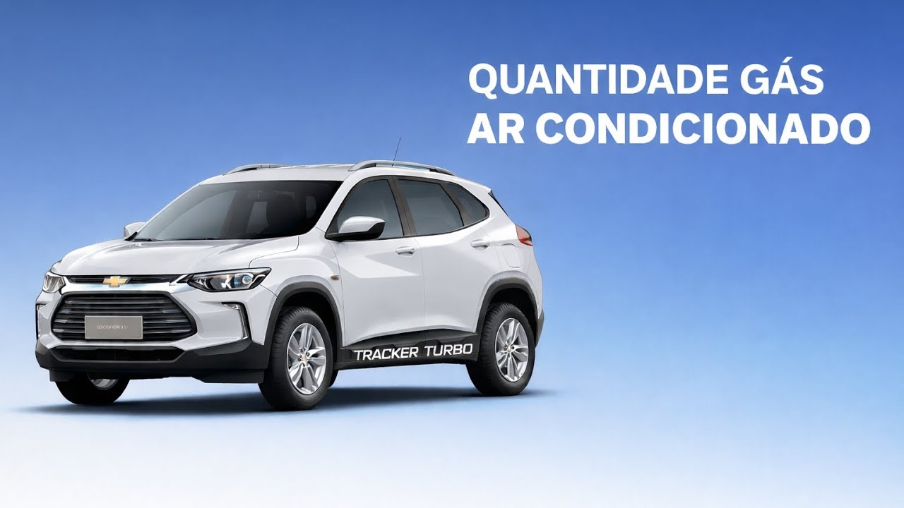 Quantidade de gás ar condicionado Chevrolet Tracker turbo 2022