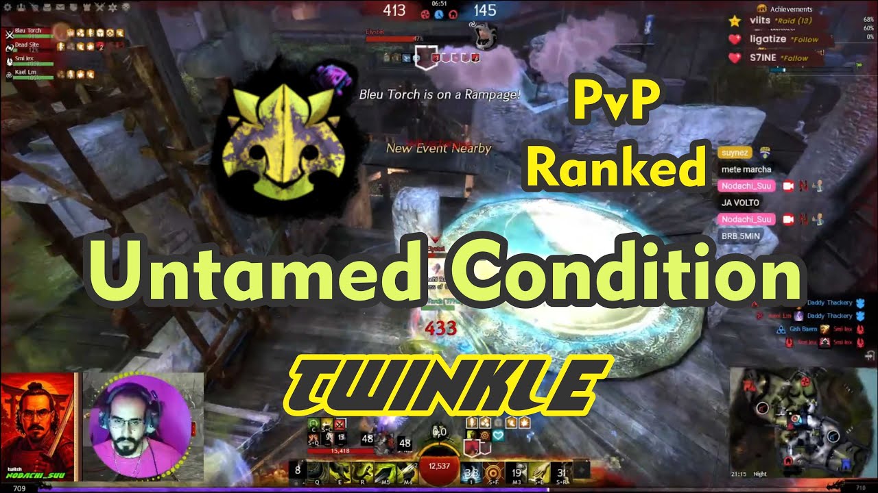 Untamed Conditon Axe Torch Sword Dagger Twinkle Ranked - Guild Wars 2