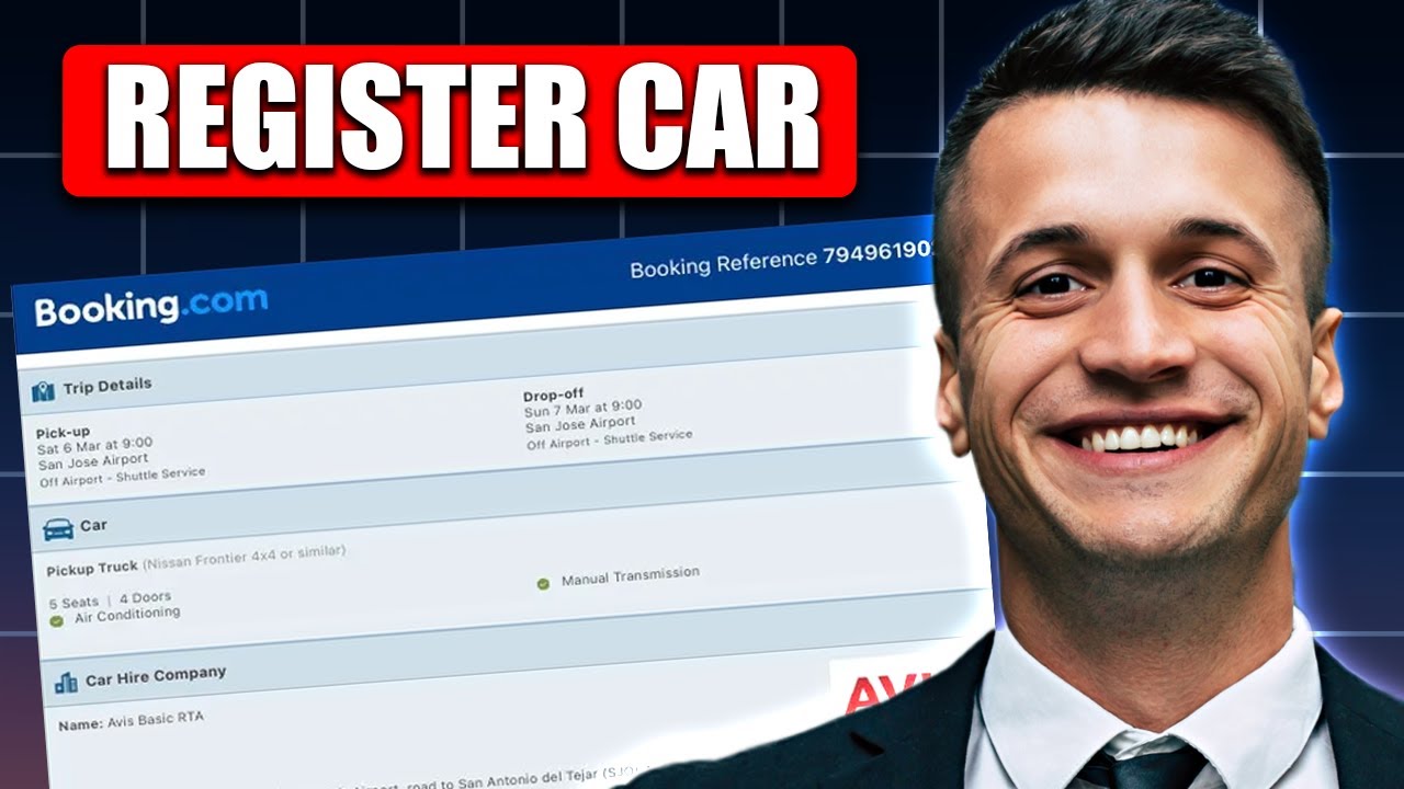How To Register A Car On Booking.com (List Your Car)