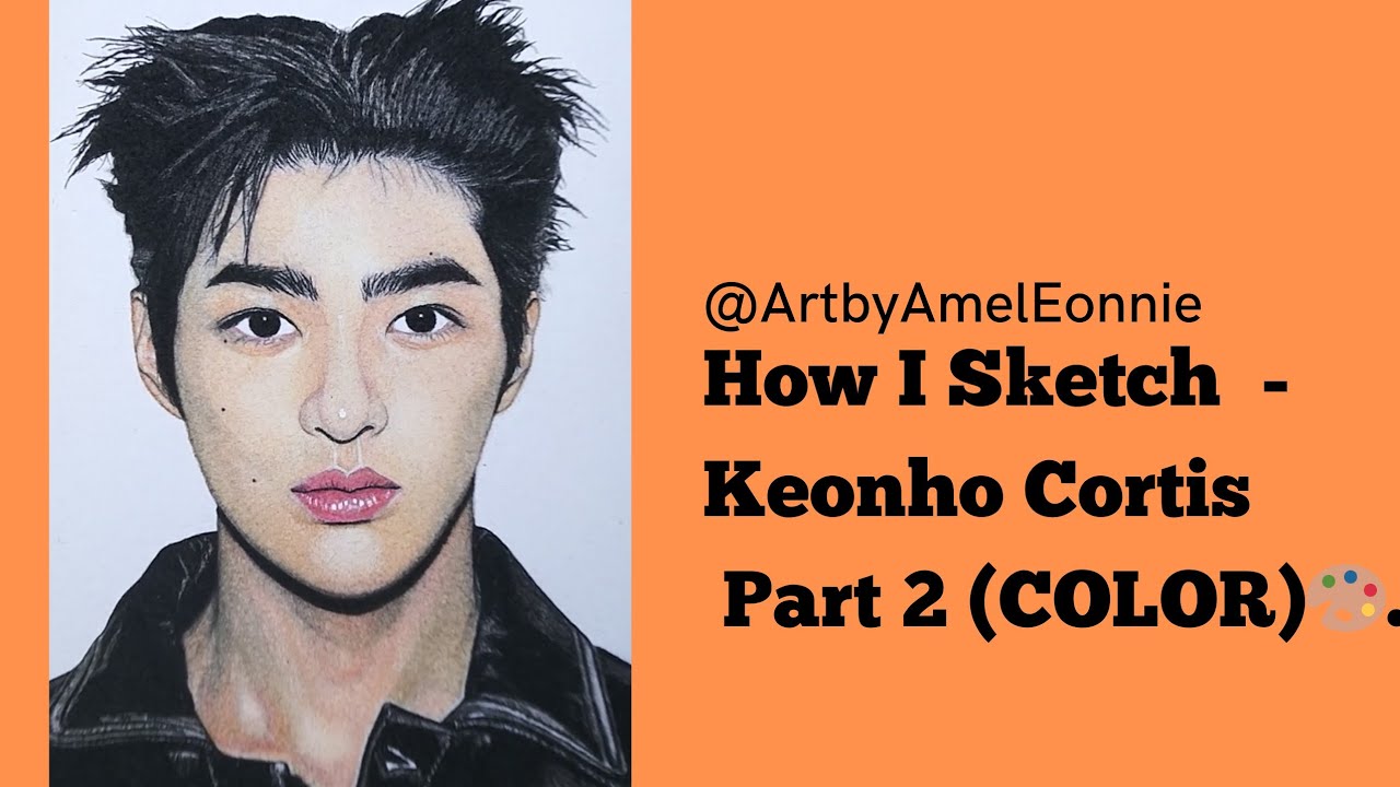 Keonho Cortis Portrait Drawing – Final Part 2 🎨 | Full Process