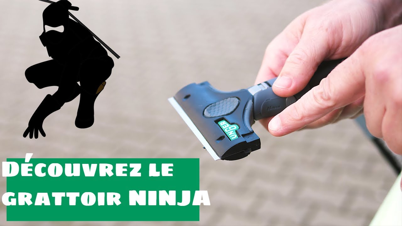 Grattoir ErgoTec NINJA: le meilleur des grattoirs pour le nettoyage professionnel des vitres