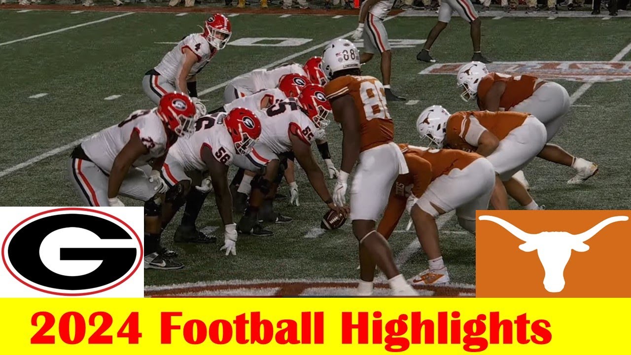 #5 Georgia vs #1 Texas Football Game Highlights 10 19 2024