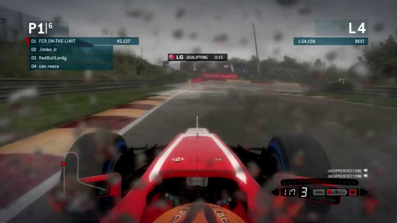 f12013 spa online wet qualifying practice ps3
