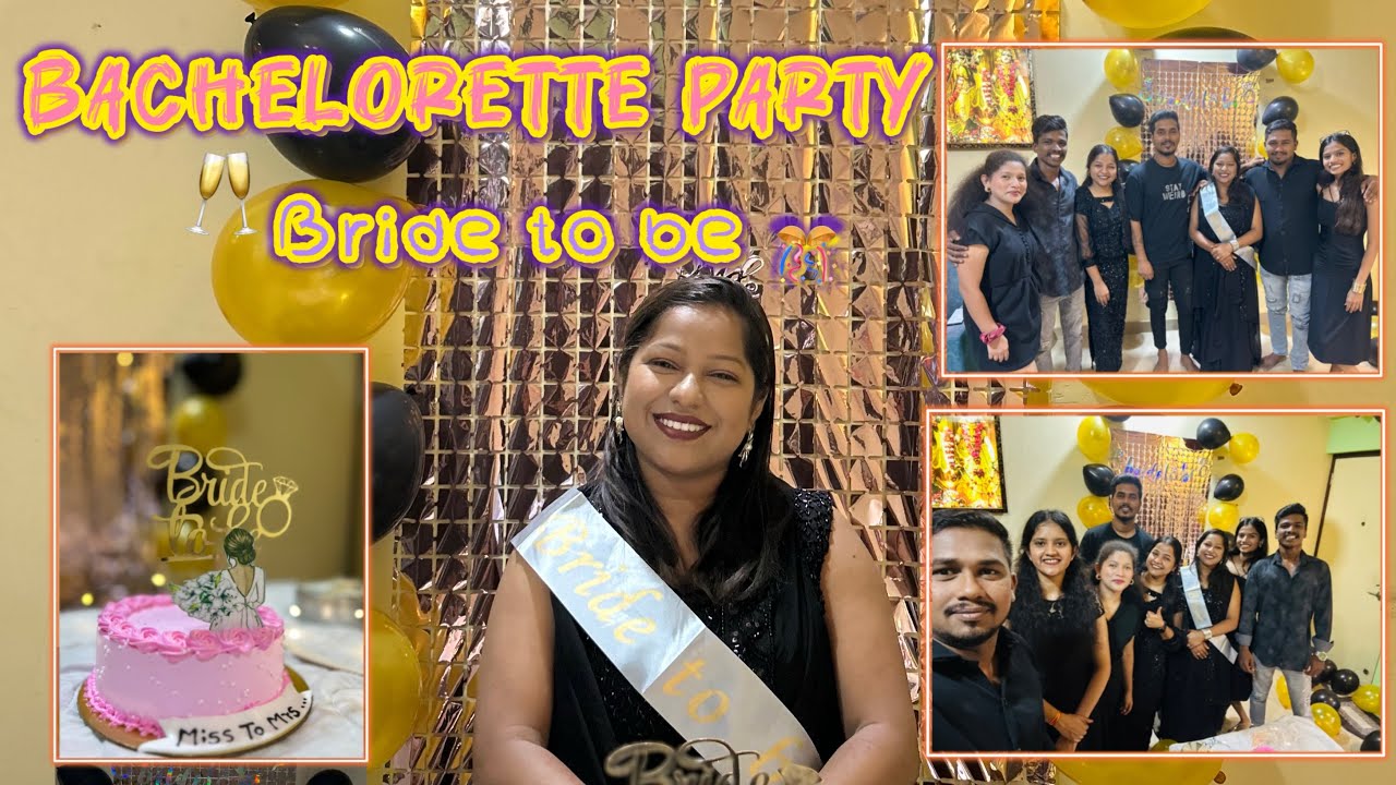 Bachelorette Party 🥂🎉  | BRIDE TO BE 🥹 |  Surprise Plan 😁 | RITZ GLAM STORY | #vlog 