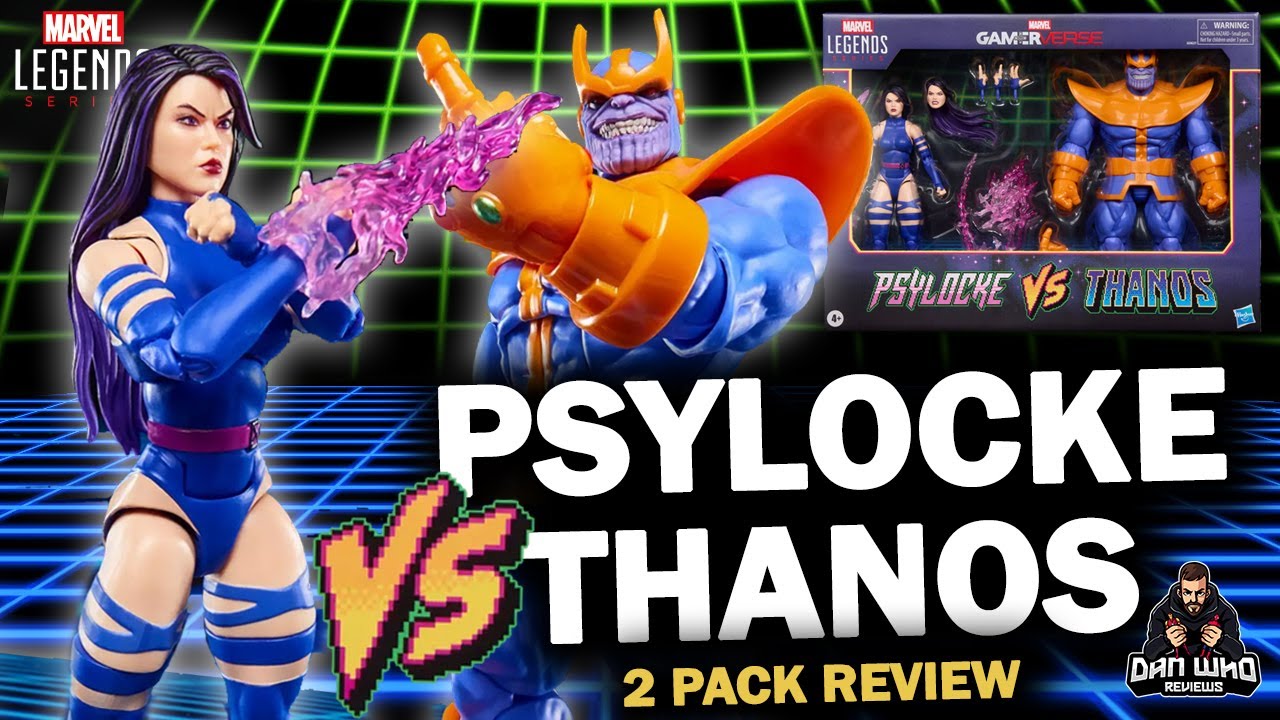 Marvel Legends Psylocke vs. Thanos Gamerverse 2 Pack (Marvel Vs Capcom) Review