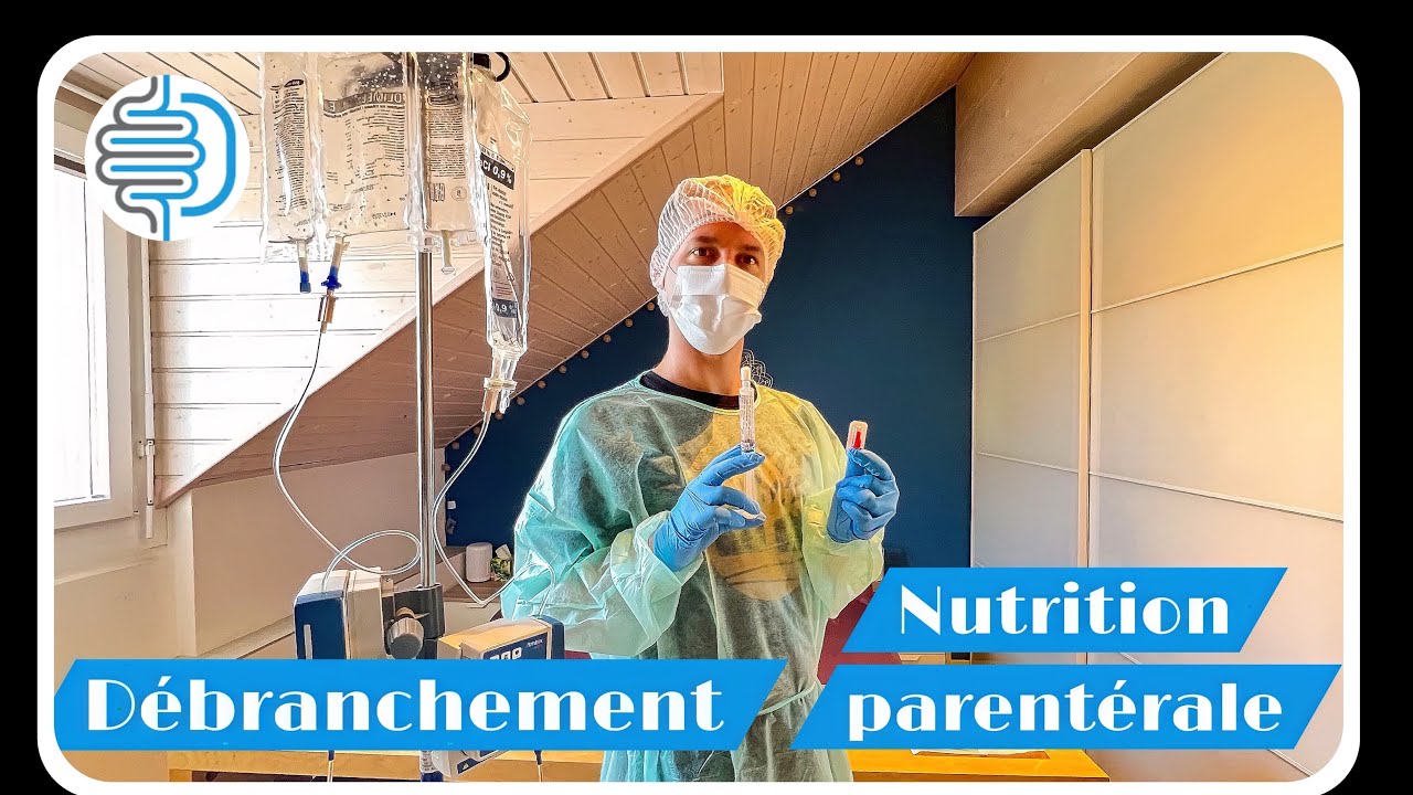 Débranchement nutrition et hydratation parentérale Picc-Line à domicile