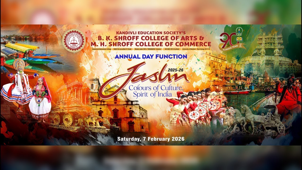 Annual Day Function | Jashn 2025-26 Live | KES Shroff College
