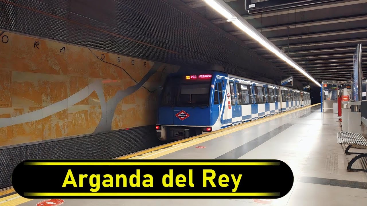 Metro Station Arganda del Rey - Madrid 🇪🇸 - Walkthrough 🚶