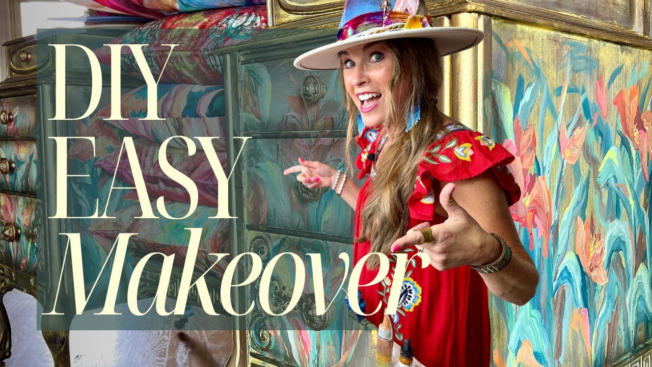 Переделка антикварного туалетного столика своими руками | Полное руководство от начала до конца