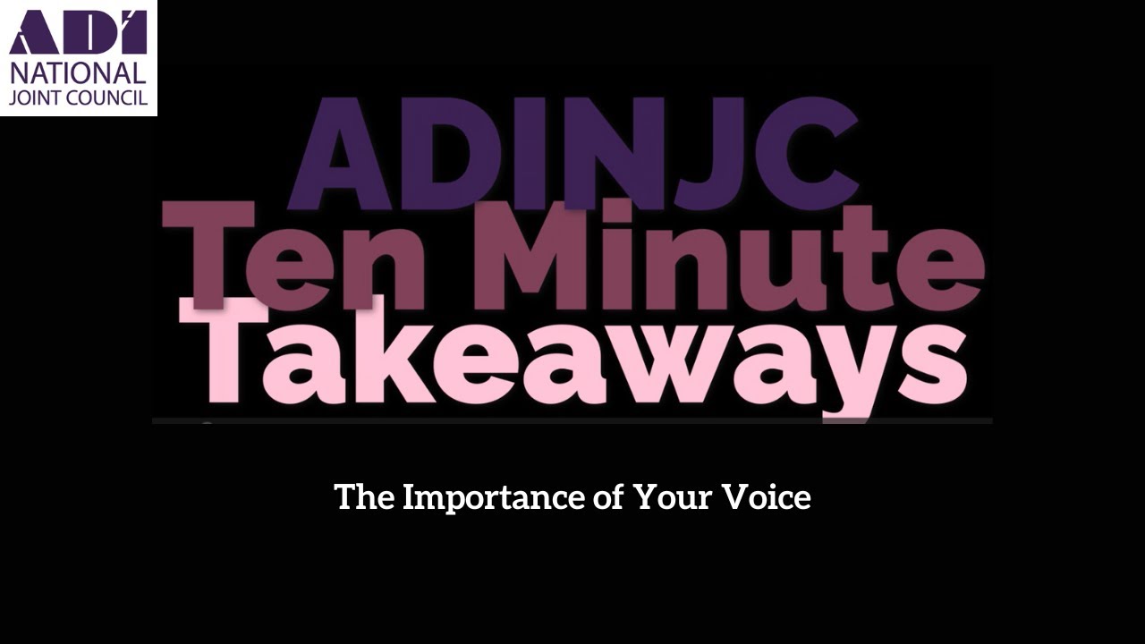 Ten Minute Takeaway: The Importance of Your Voice