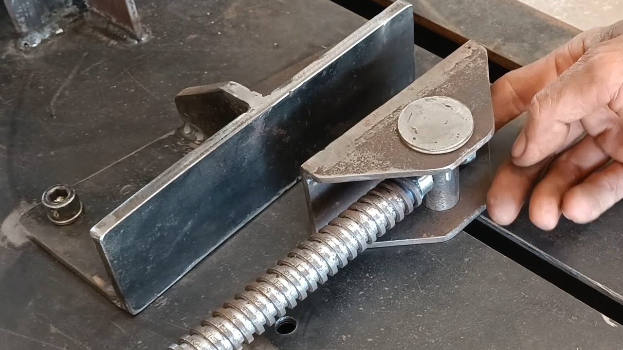 Vam kẹp kim loại siêu khỏe cho máy cắt hợp kim DIY phần 2 - #hungchediy