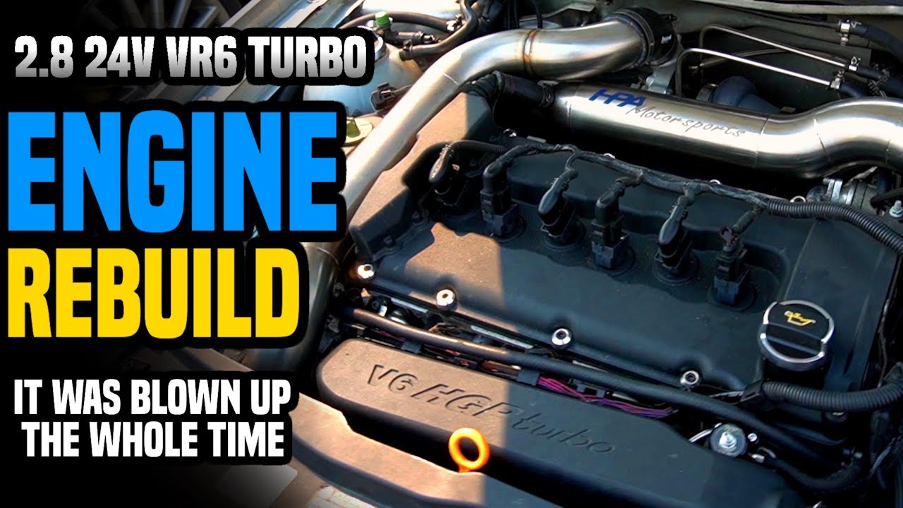 Восстановление двигателя 2.8 24v VR6 Turbo!