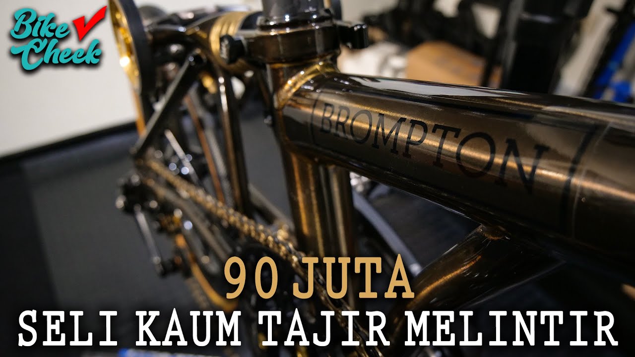 Brompton S6L Black Lacquer Special Edition // Sepeda Seli Sultan