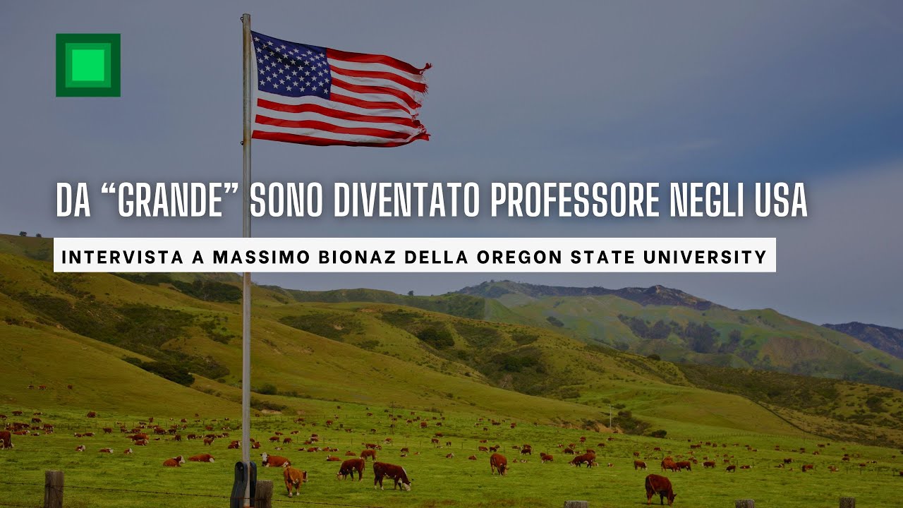 Da “grande” sono diventato professore negli USA: intervista a Massimo Bionaz-Oregon State University